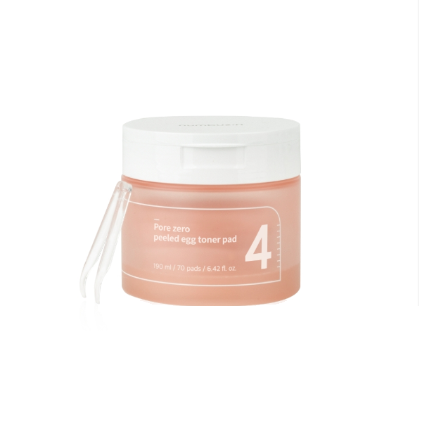 Numbuzin Pore Zero Peeled Egg Toner Pad