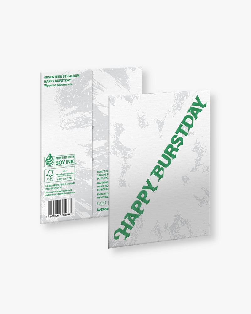 SEVENTEEN - 5th Album 'HAPPY BURSTDAY' (Weverse Albums ver.)