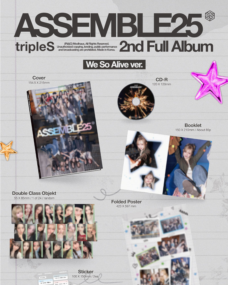 tripleS - 2nd Full Album [ASSEMBLE25] (2 Versions)