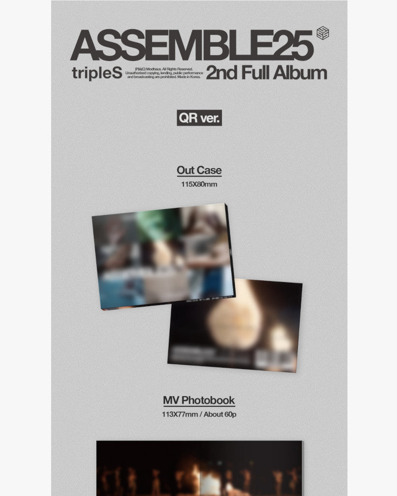 tripleS - 2nd Full Album [ASSEMBLE25] (QR ver.)